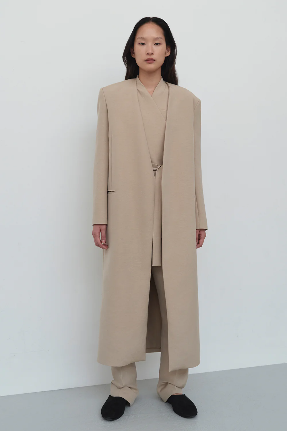 Allegra Coat Dark Camel - Image 3