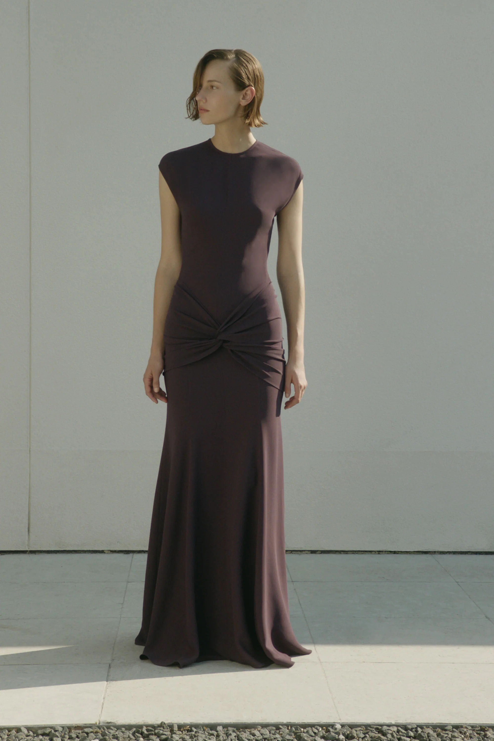 Ames Dress Deep Damson - Image 2