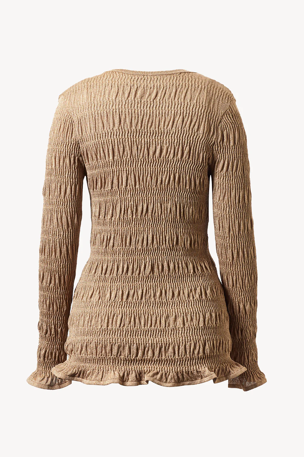 Anja Knitted Cardigan Gold - Image 2
