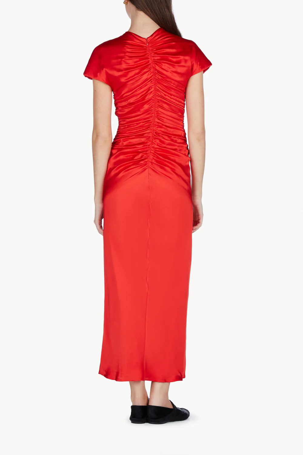 Aubree Dress Vivid Red - Image 3