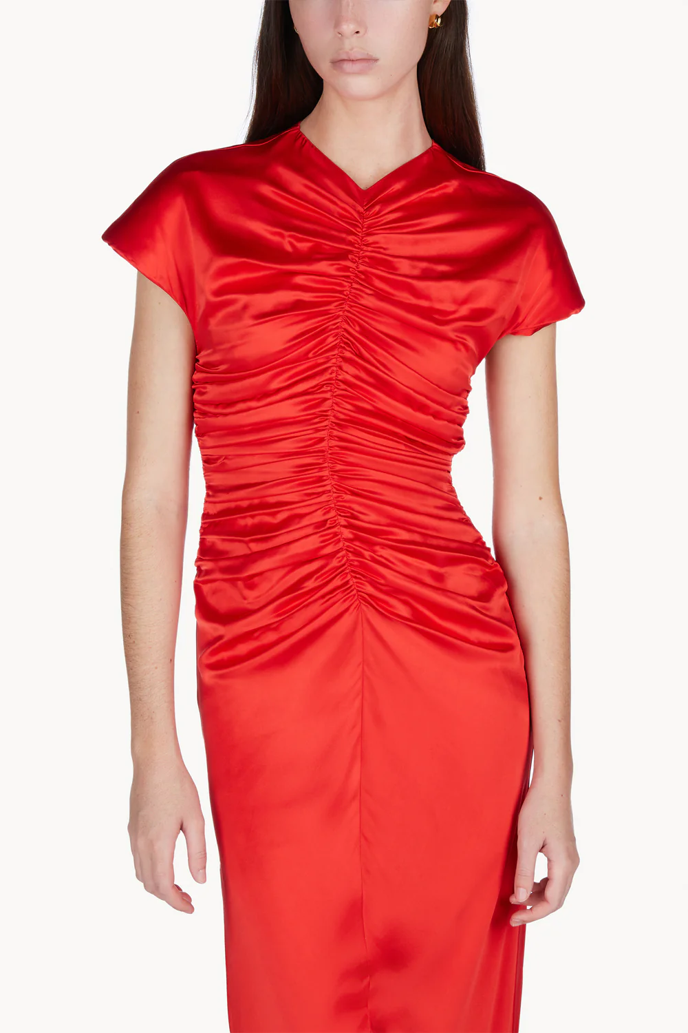 Aubree Dress Vivid Red - Image 4