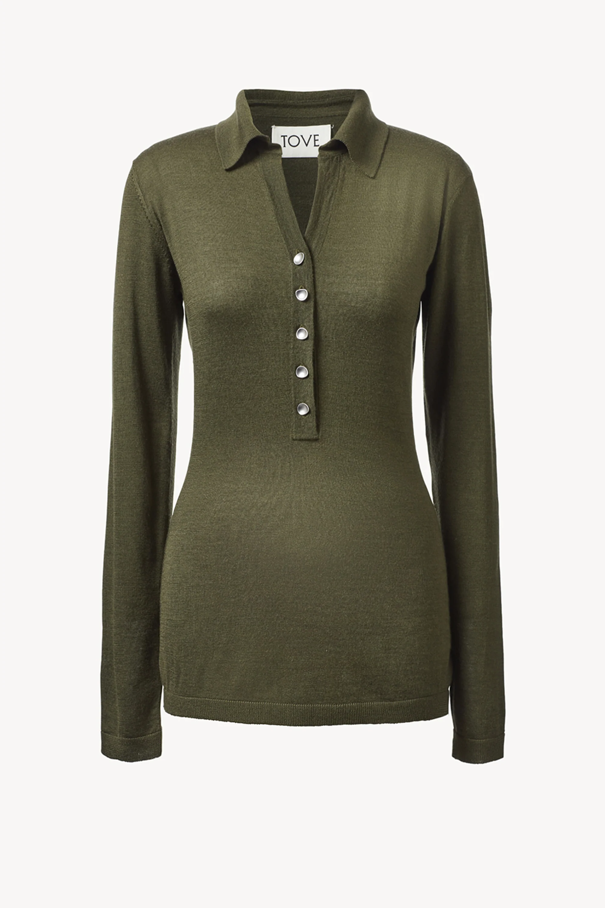 Austine Knit Top Moss Green - Image 5