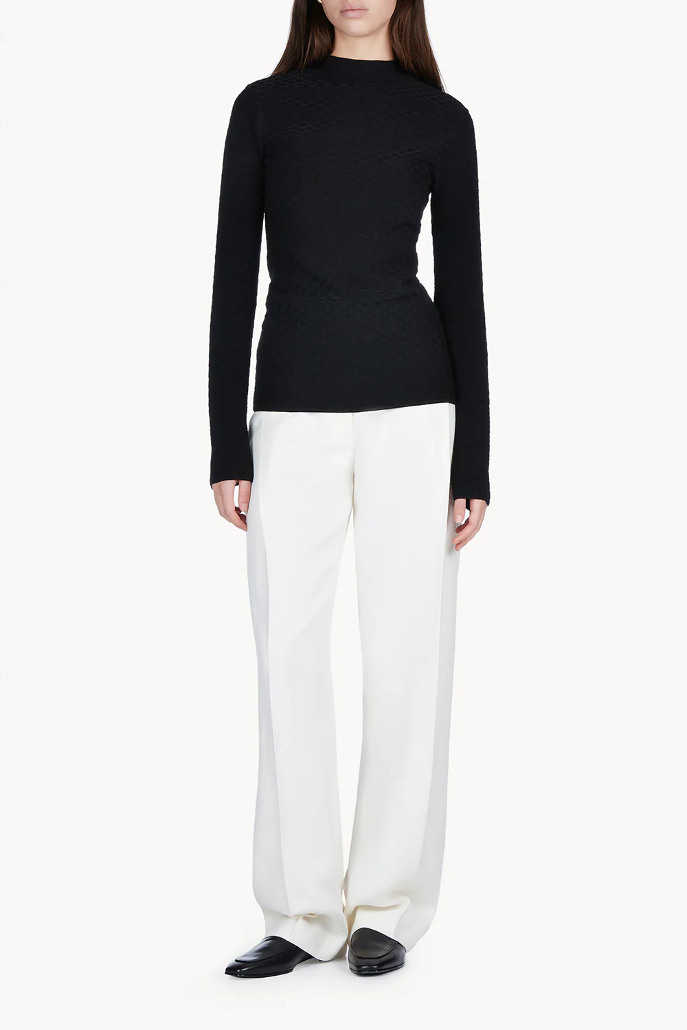 Avi Knitted Top Black - Image 2