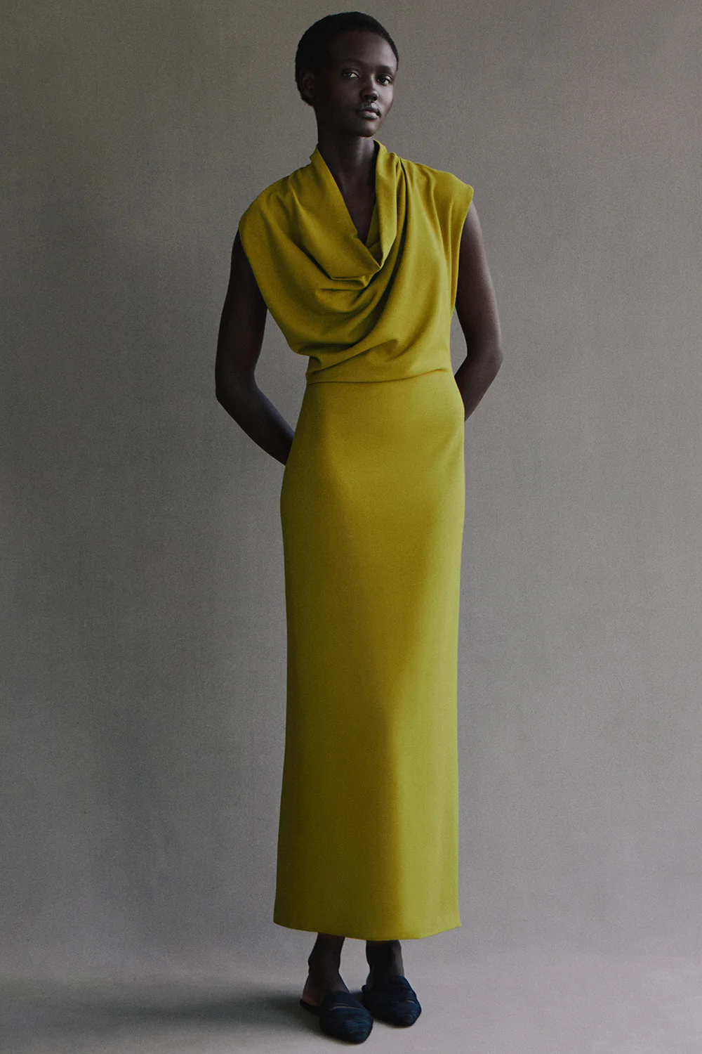 Babette Dress Ochre - Image 2