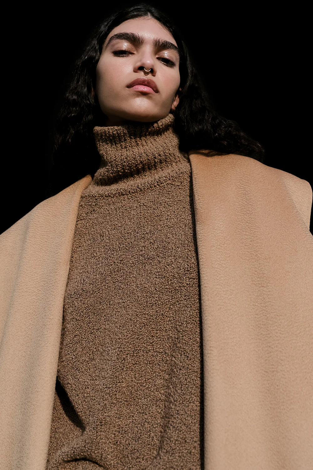 Bruna Cashmere Blend Jumper Camel - Image 3