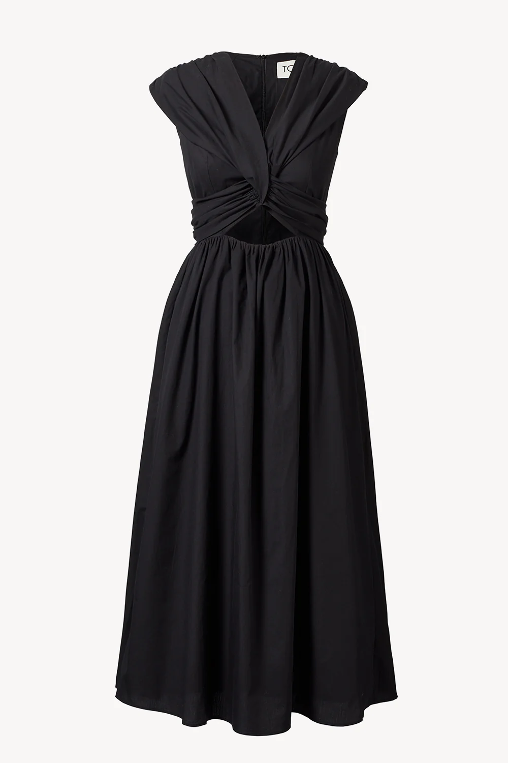 Carine Dress Organic Cotton Black