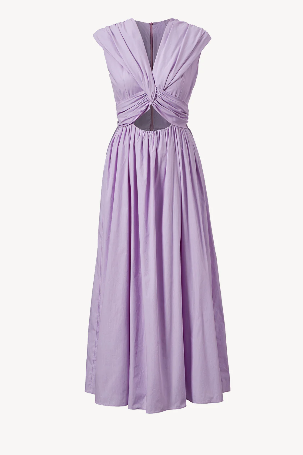 Carine Dress Organic Cotton Lilac