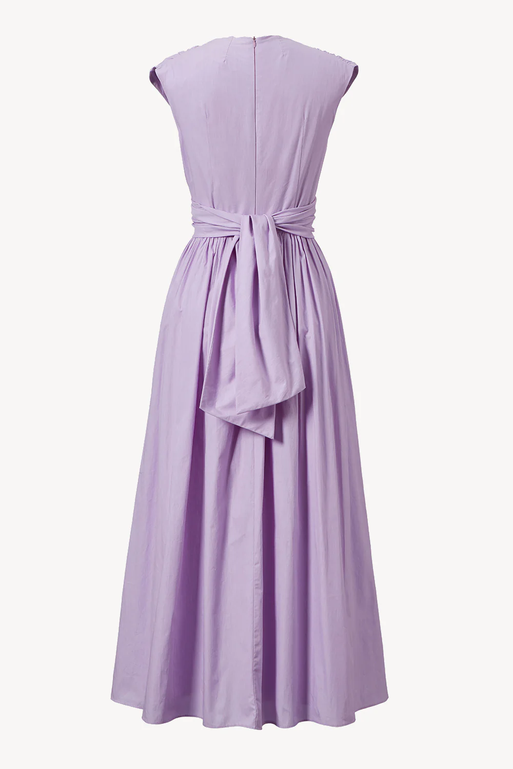 Carine Dress Organic Cotton Lilac - Image 2