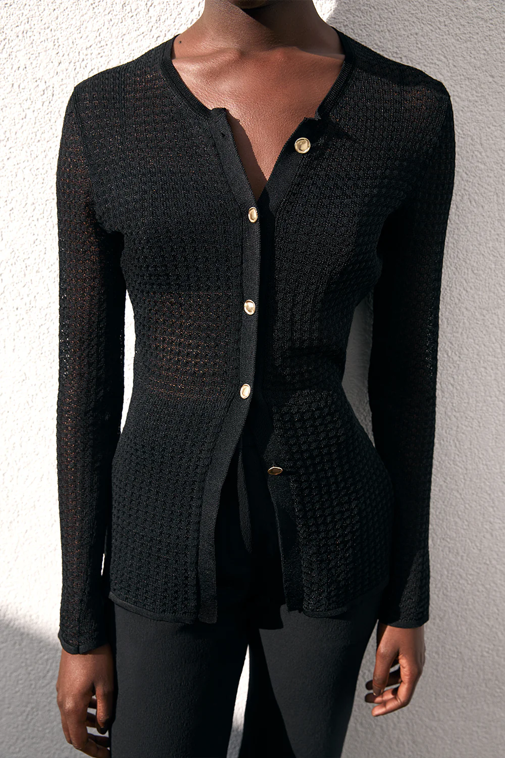 Carrie Cardigan Black - Image 2