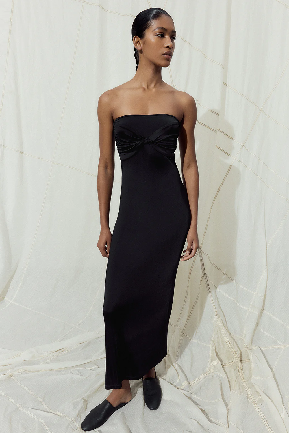 Cate Bandeau Dress Black - Image 5