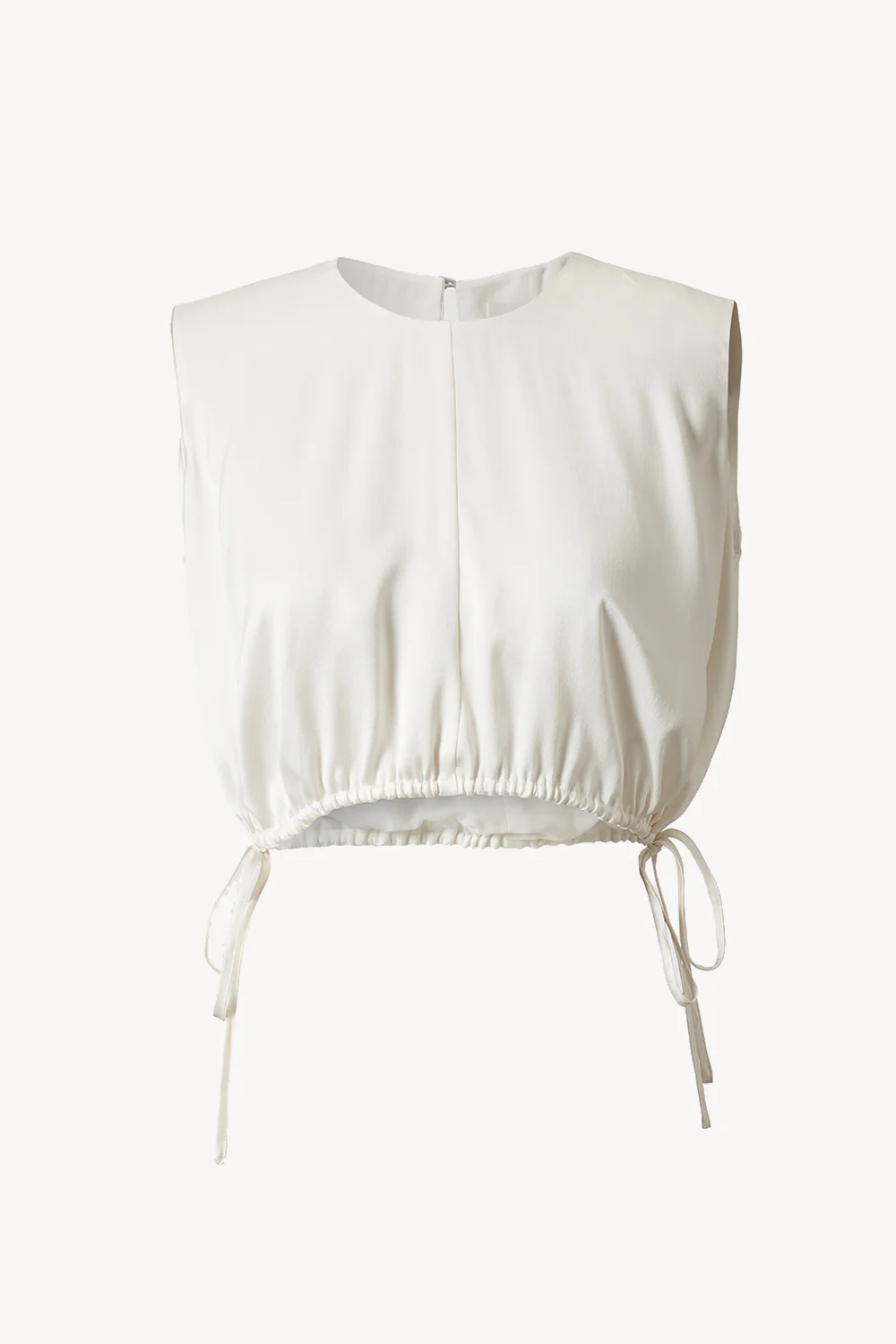 Cecily Top Sand Washed Silk Ivory