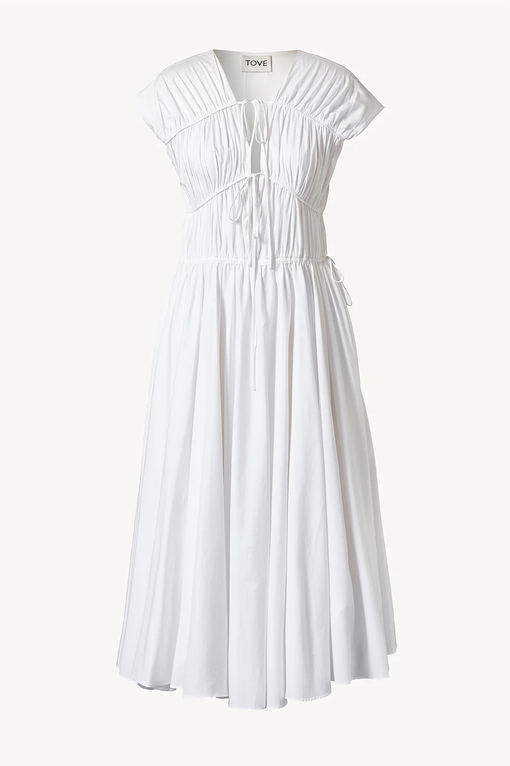 Ceres Organic Cotton Midi Dress White - Image 3