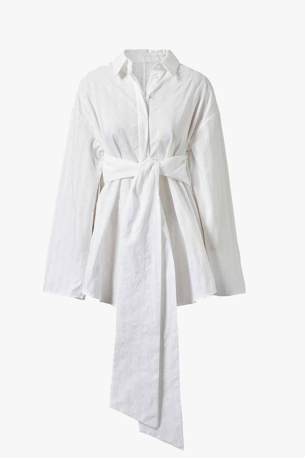 Claire Wrap Shirt White