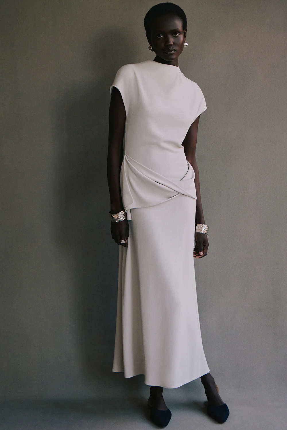 Clem Dress Dove Grey - Image 2