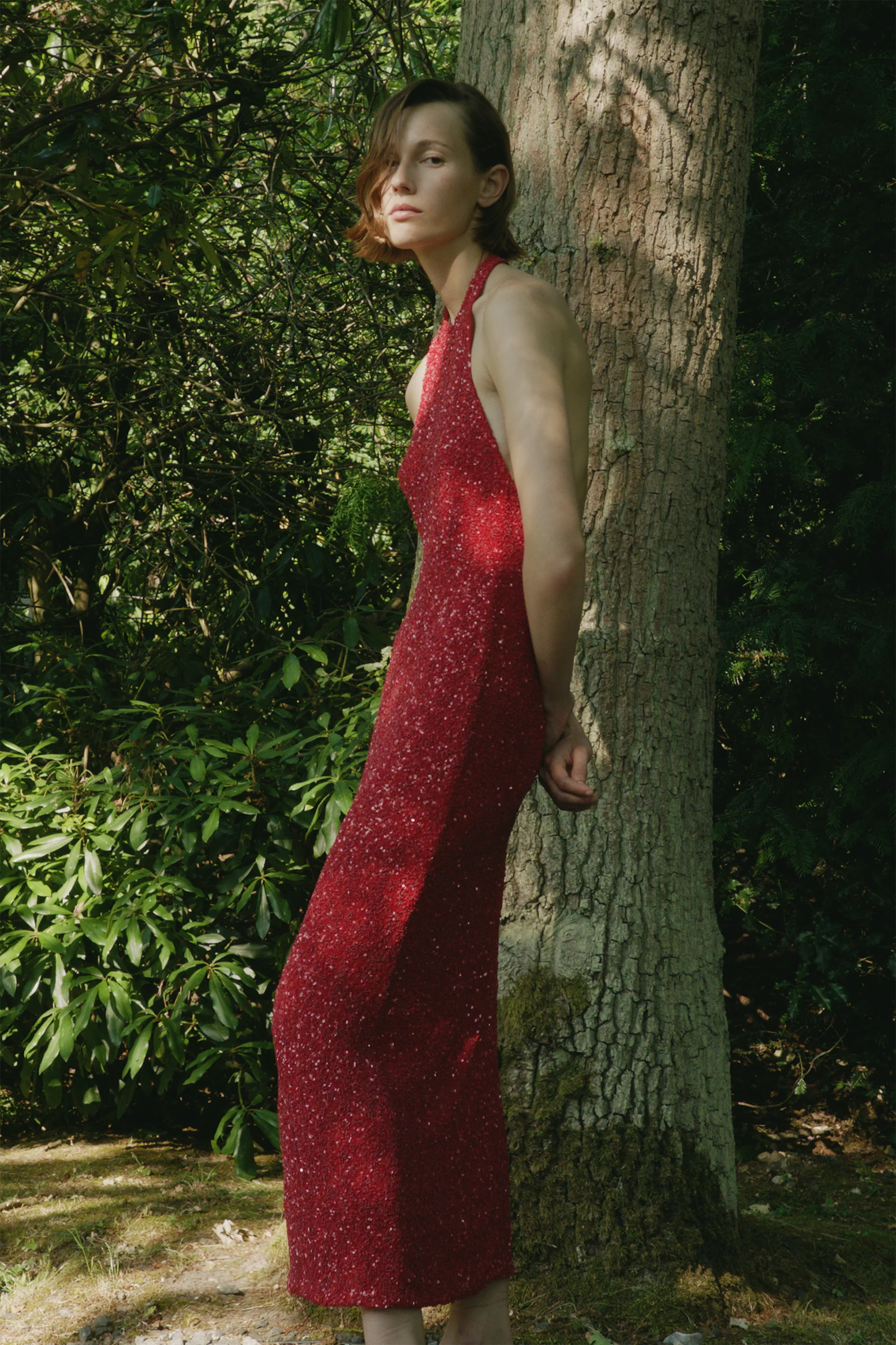 Colette Dress Sequin Red - Image 4
