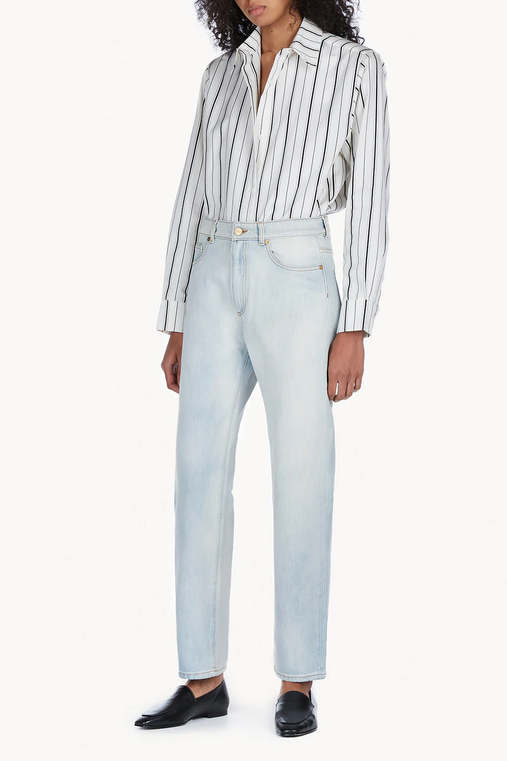 Damita Shirt White Stripe - Image 2