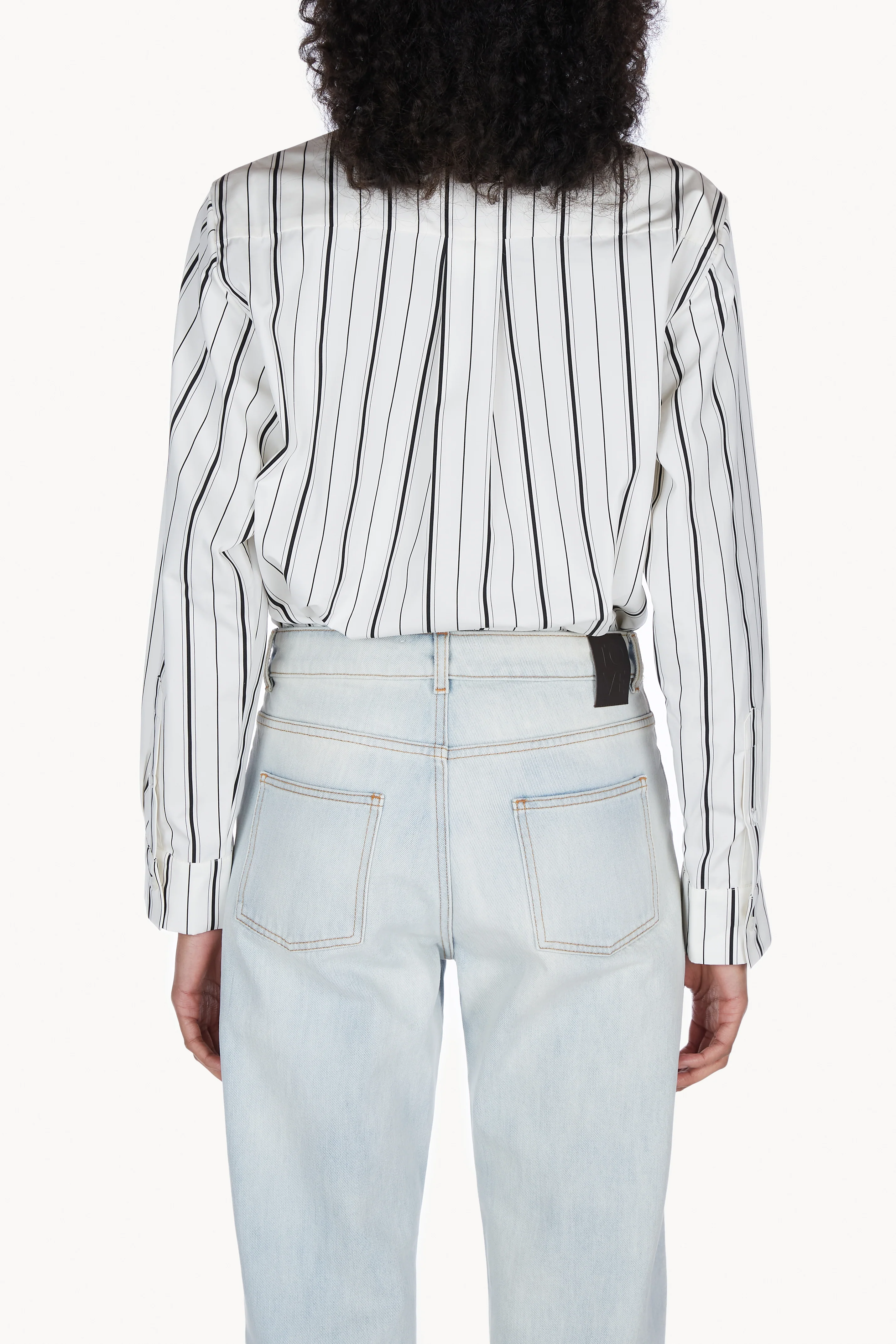 Damita Shirt White Stripe - Image 4