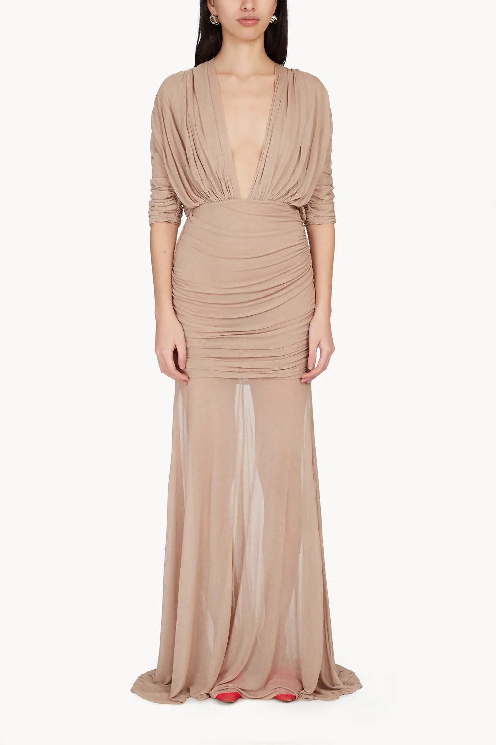 Devi Dress Nude - Image 2