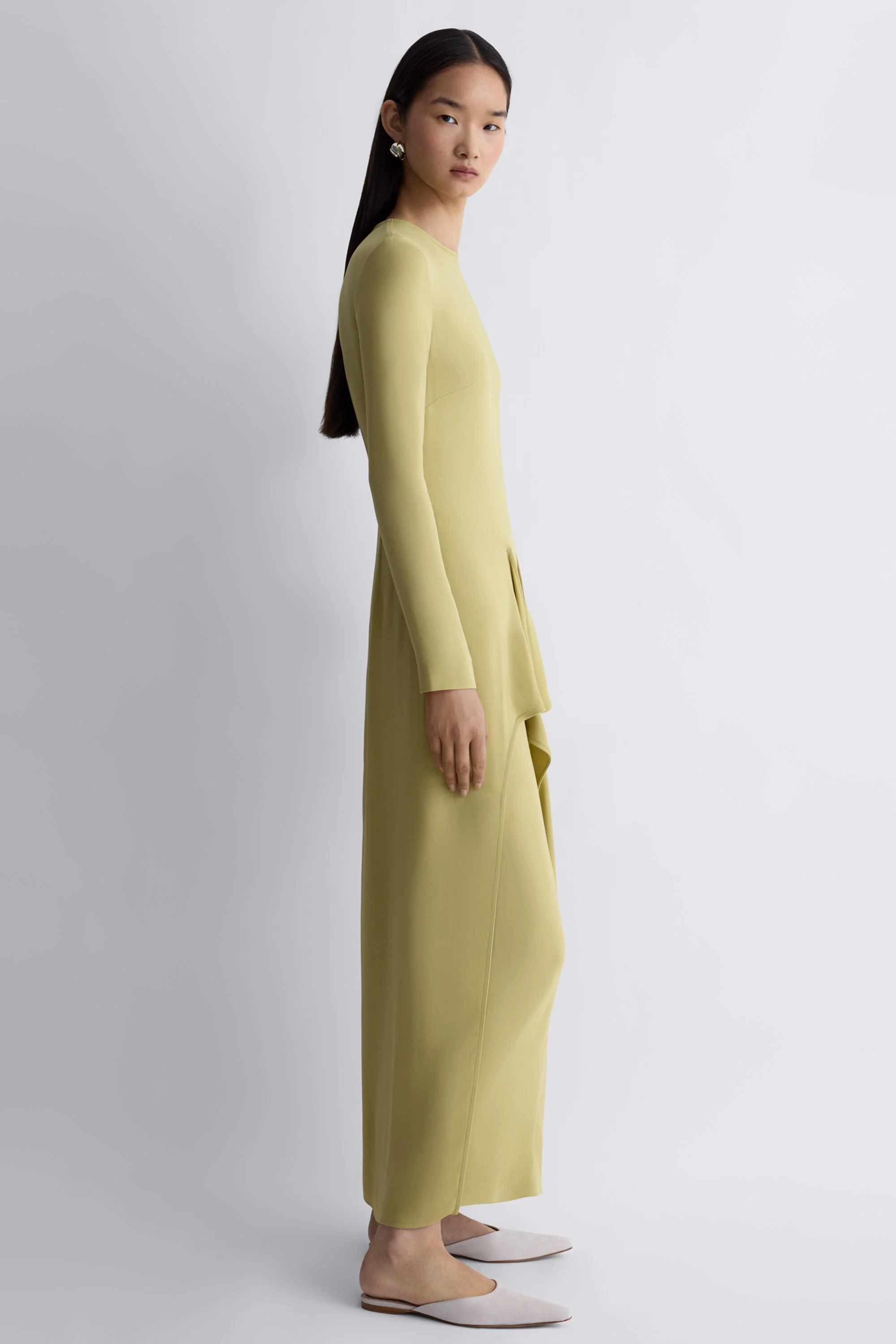 Elora Dress Chartreuse - Image 2