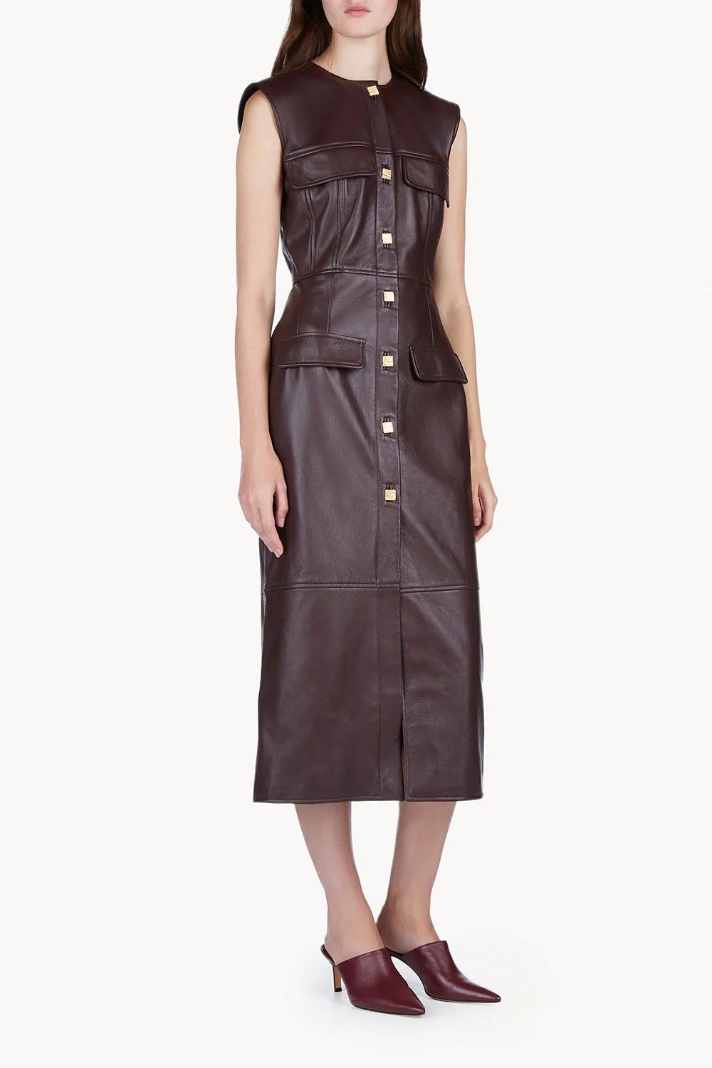 Etta Dress Burgundy - Image 2