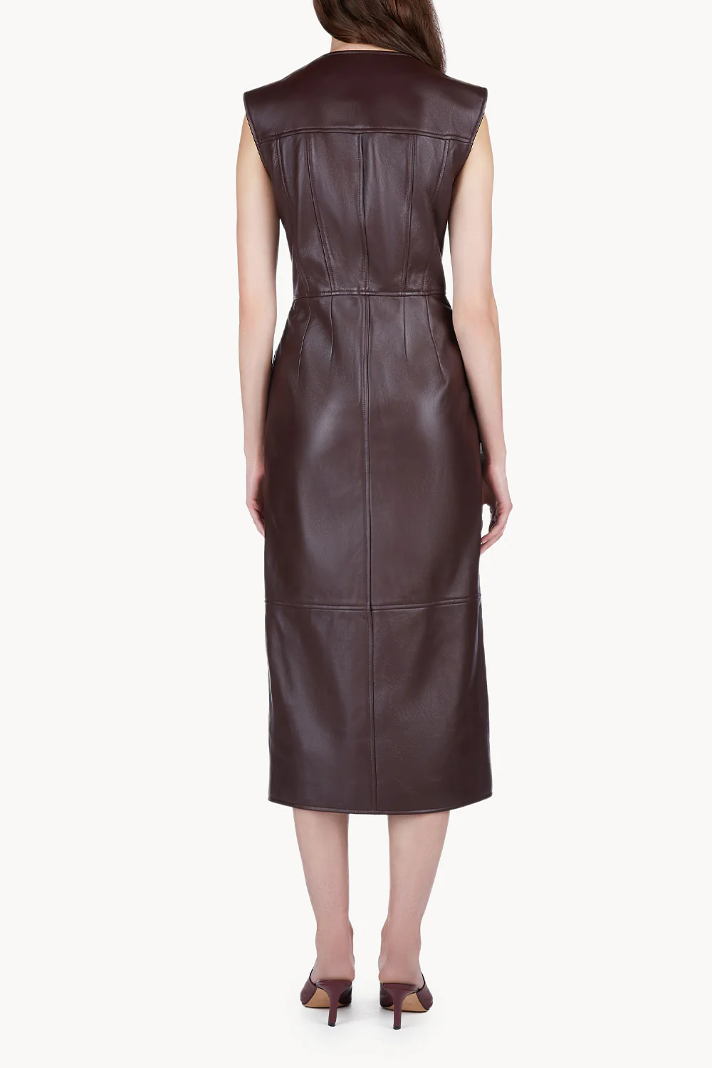 Etta Dress Burgundy - Image 3