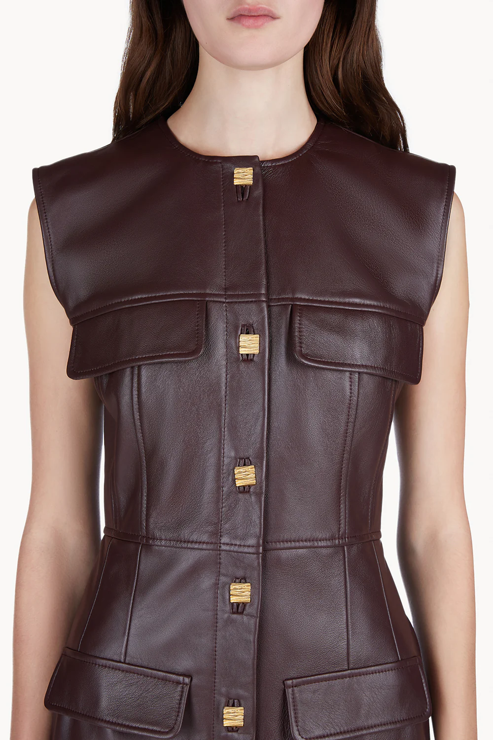 Etta Dress Burgundy - Image 4