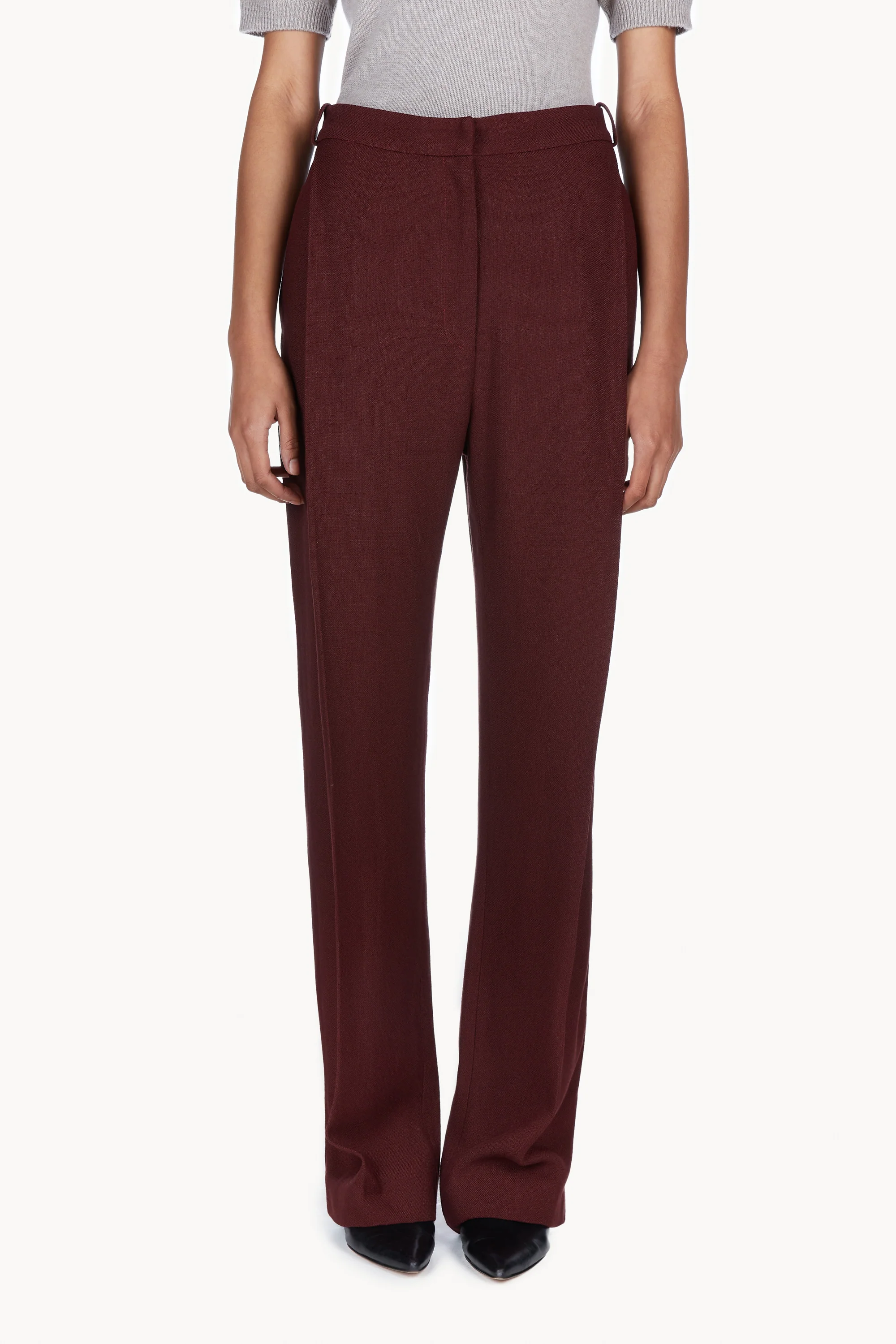 Gabrielle Trouser Burgundy - Image 2