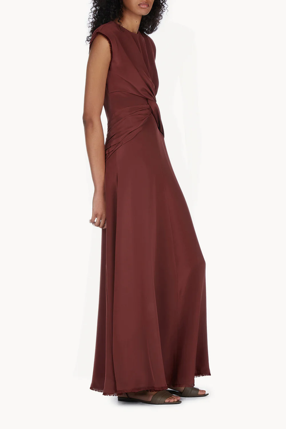 Indira Dress Dark Brown - Image 3