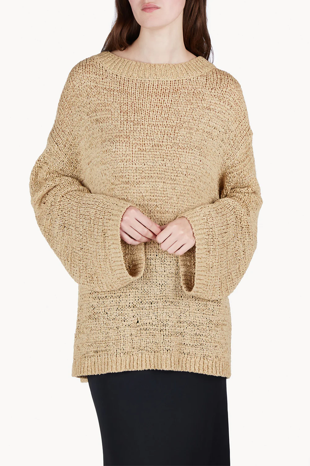Juin Knitted Top Stone - Image 5