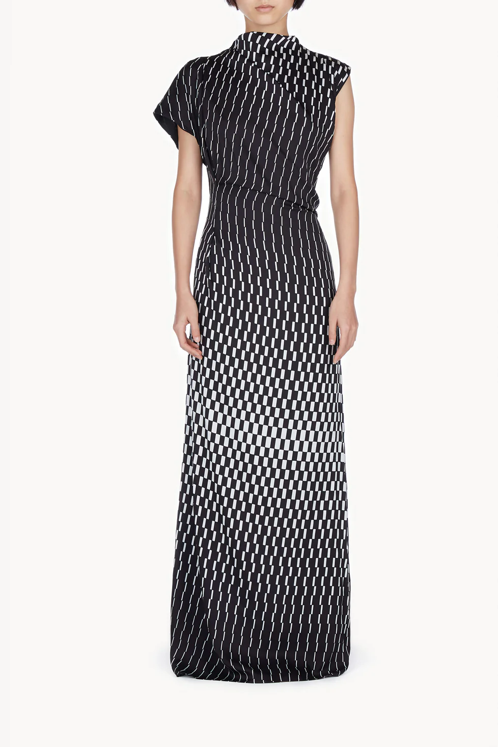 June Dress Black/ Ivory - Image 2