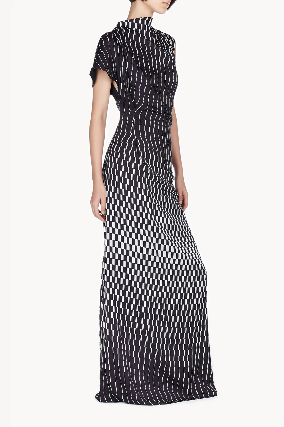 June Dress Black/ Ivory - Image 3