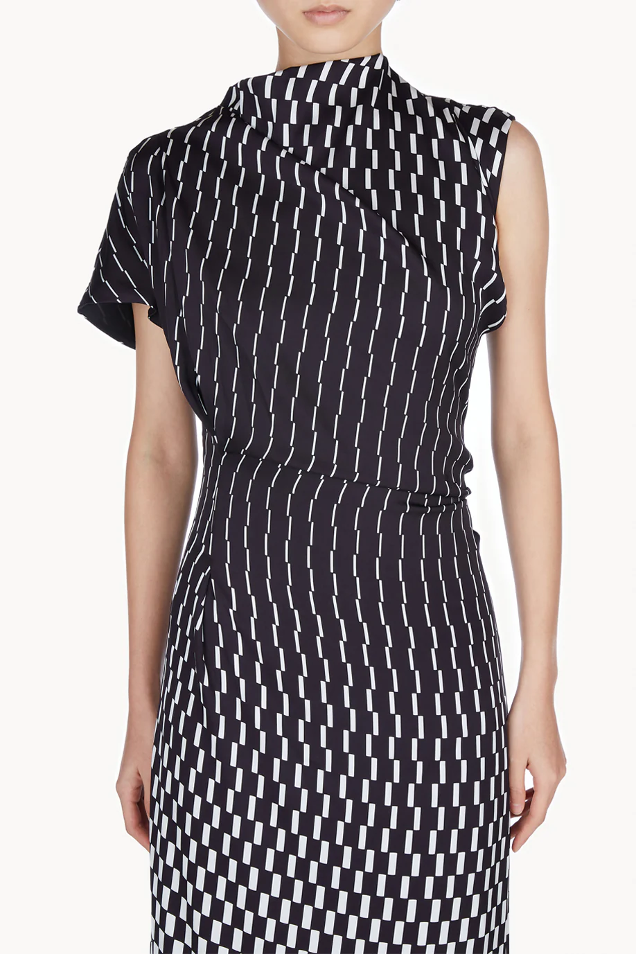 June Dress Black/ Ivory - Image 5
