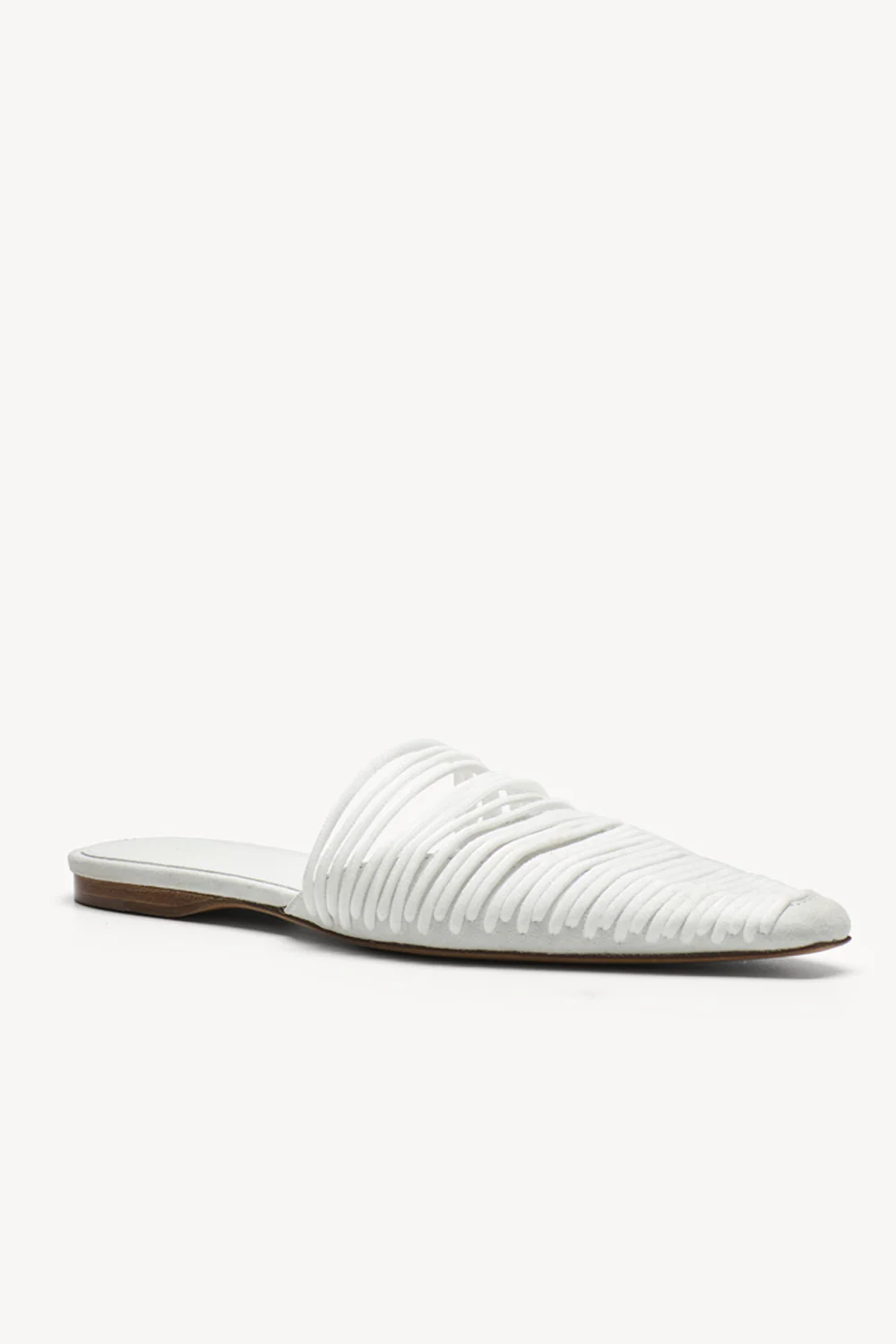 Kenly Flat Mule White