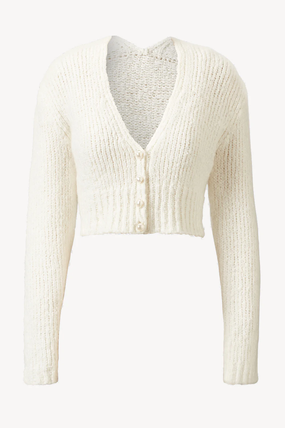 Louise Cashmere Cardigan Ivory