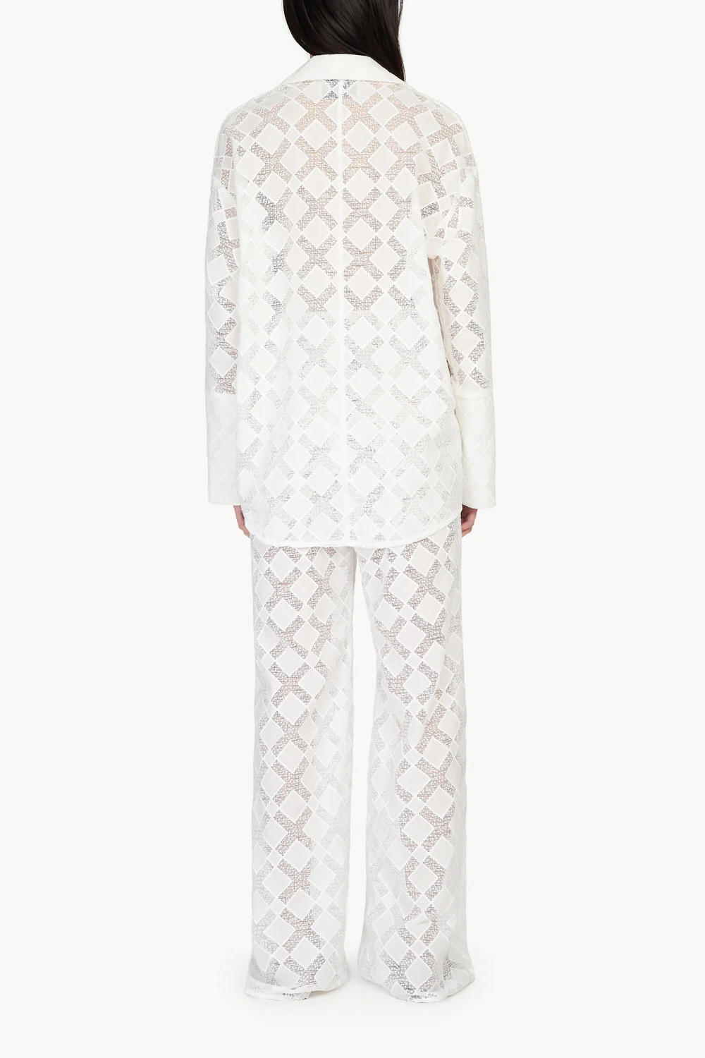 Luisa Top Open-Weave White - Image 5