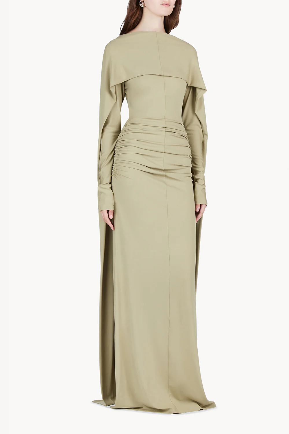 Malena Dress Pale Khaki - Image 2