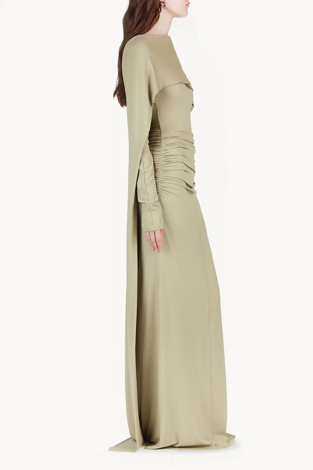 Malena Dress Pale Khaki - Image 3