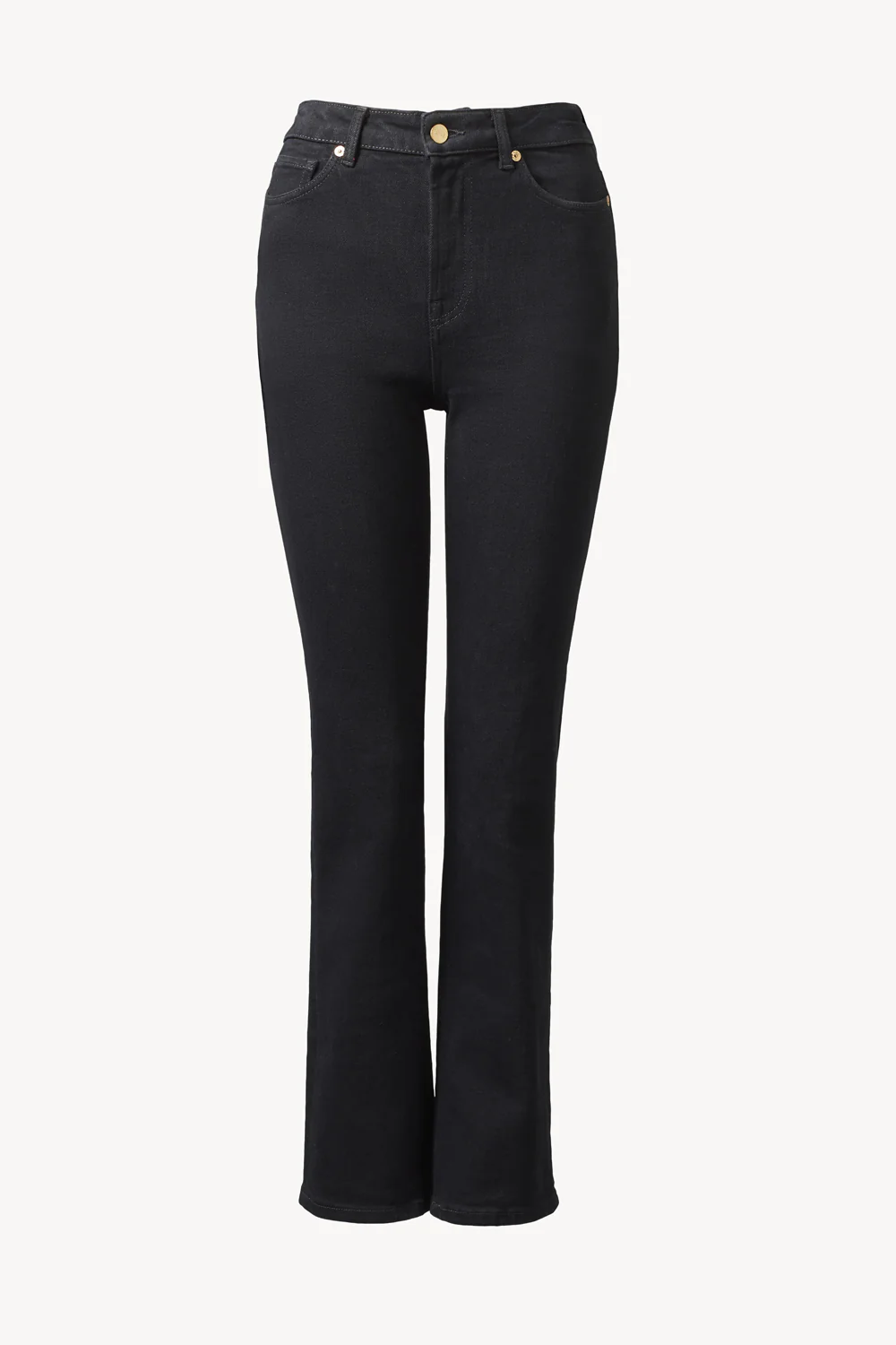 Marlo Straight Leg Jean Black Length 32"