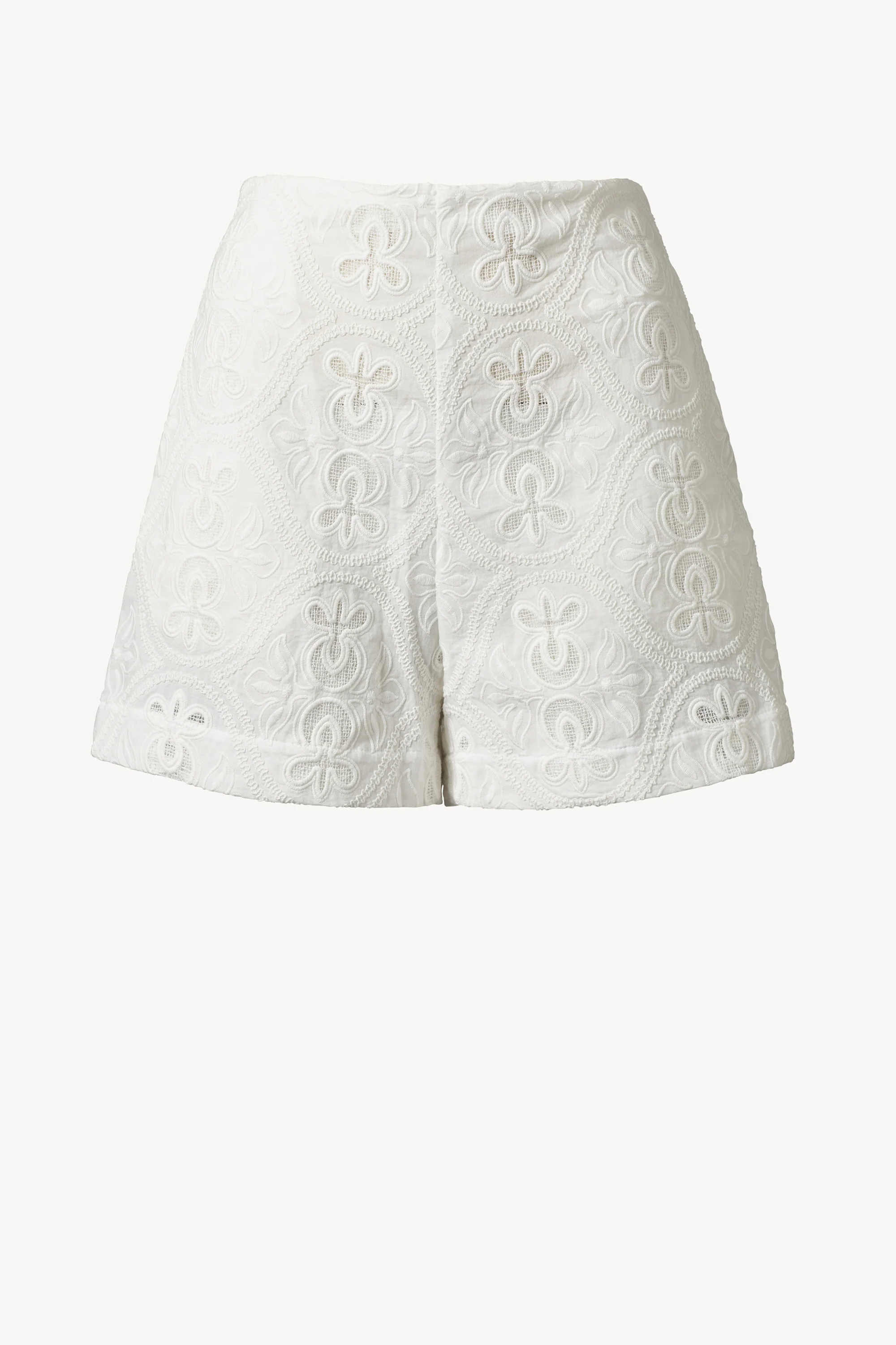 Mazie Short Embroidery White - Image 2
