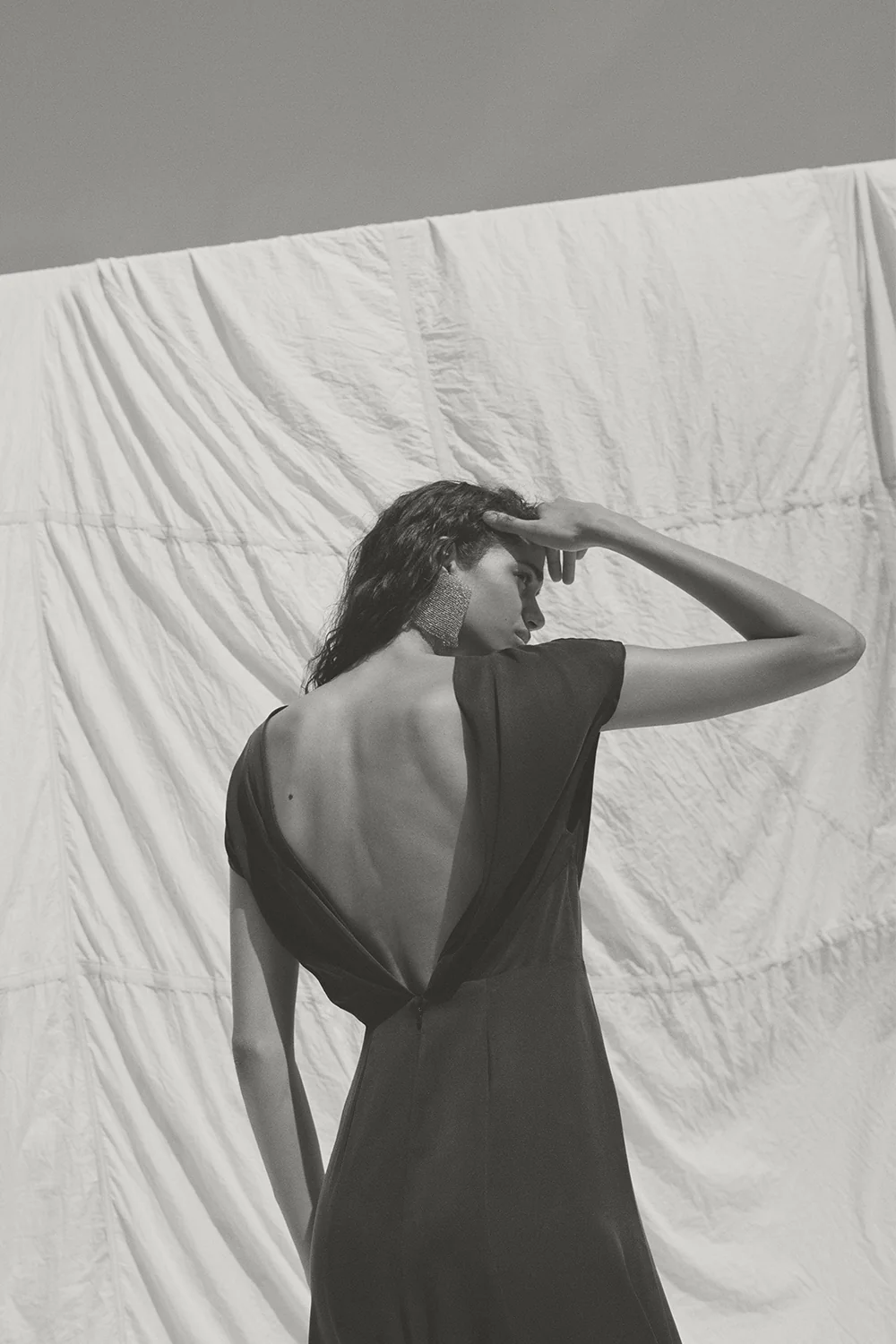 Merloe Sand-Washed Silk Dress - Image 5