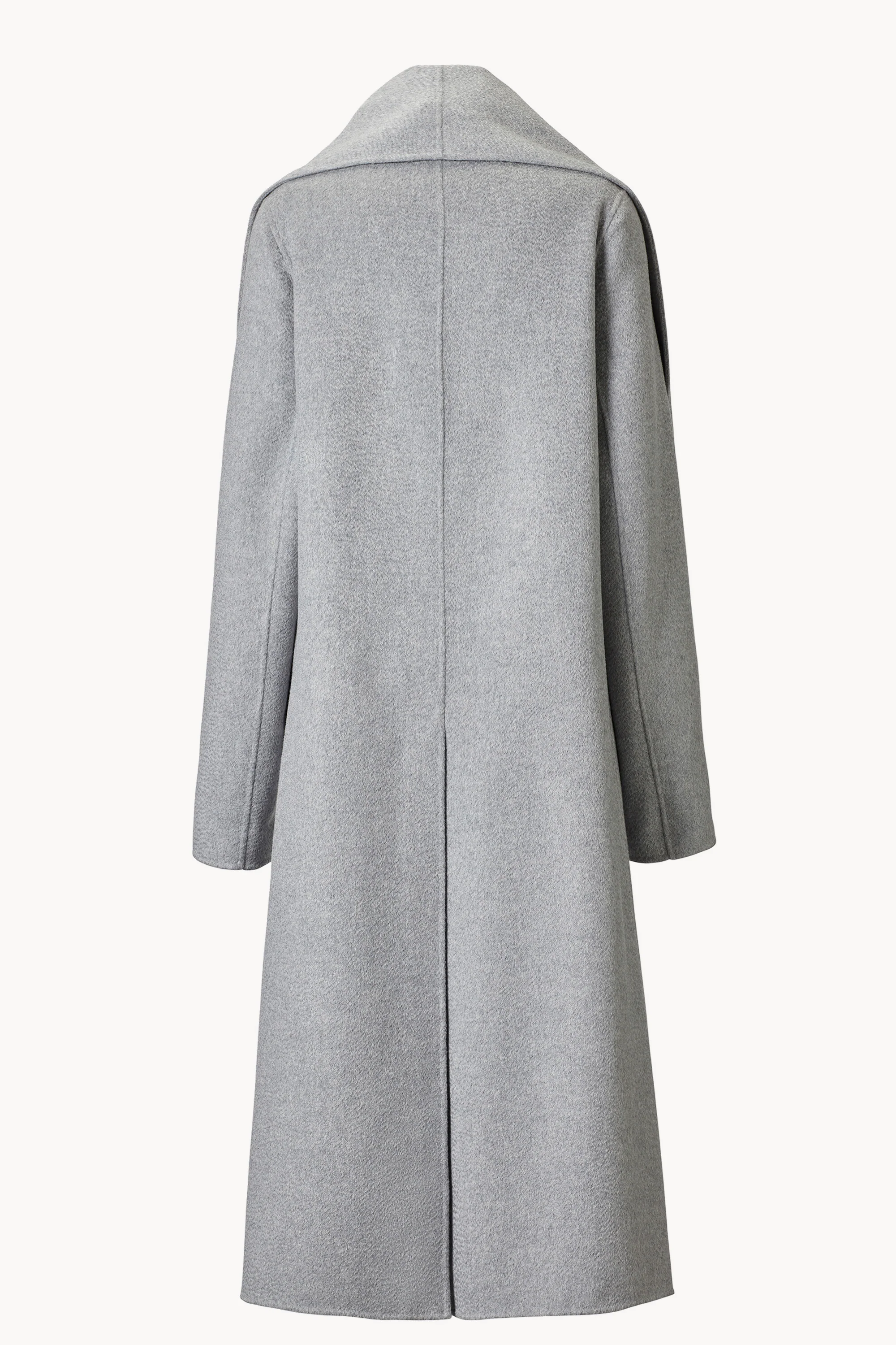 Mio Signature Scarf Coat Grey - Image 7