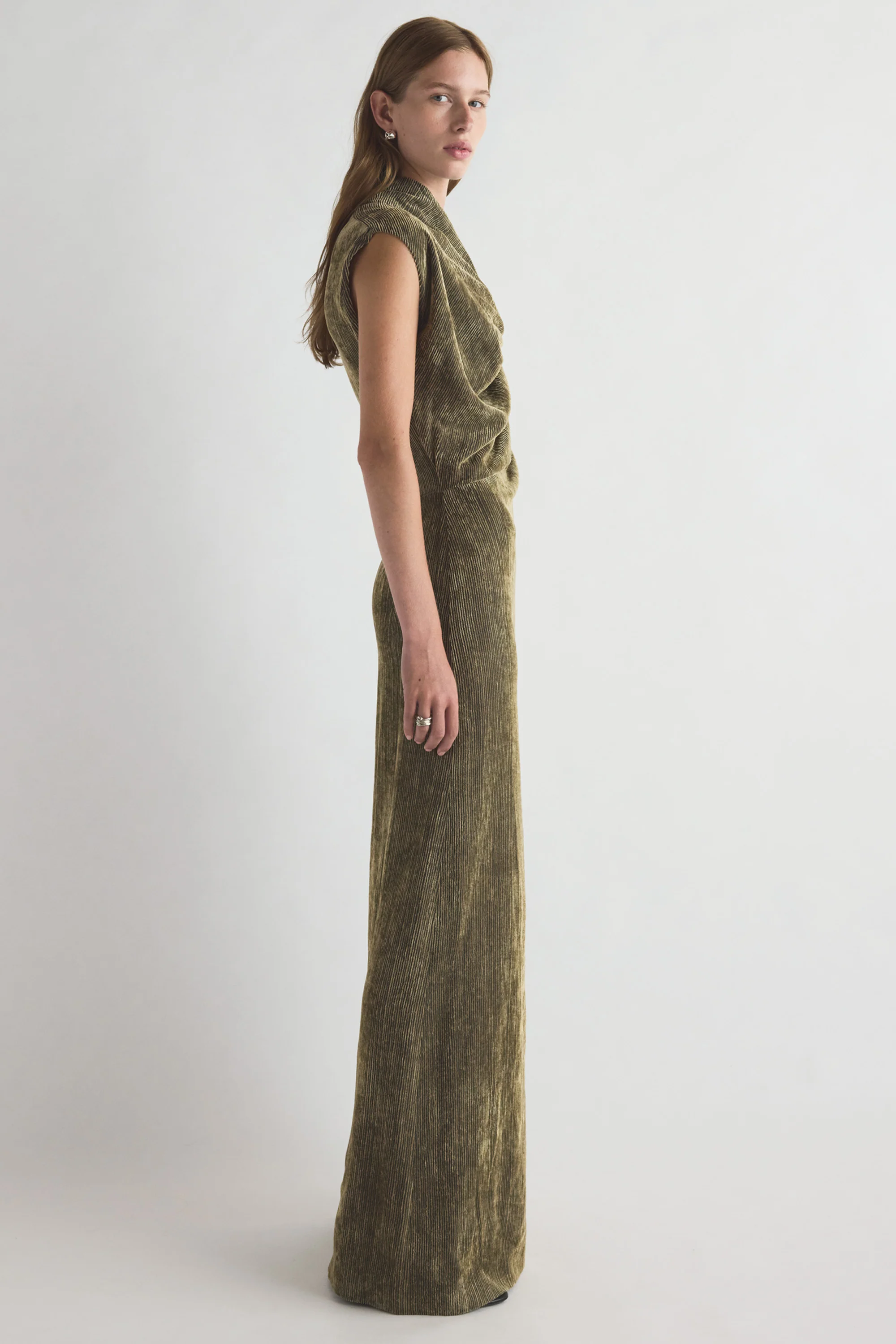 Naeve Dress Khaki - Image 3