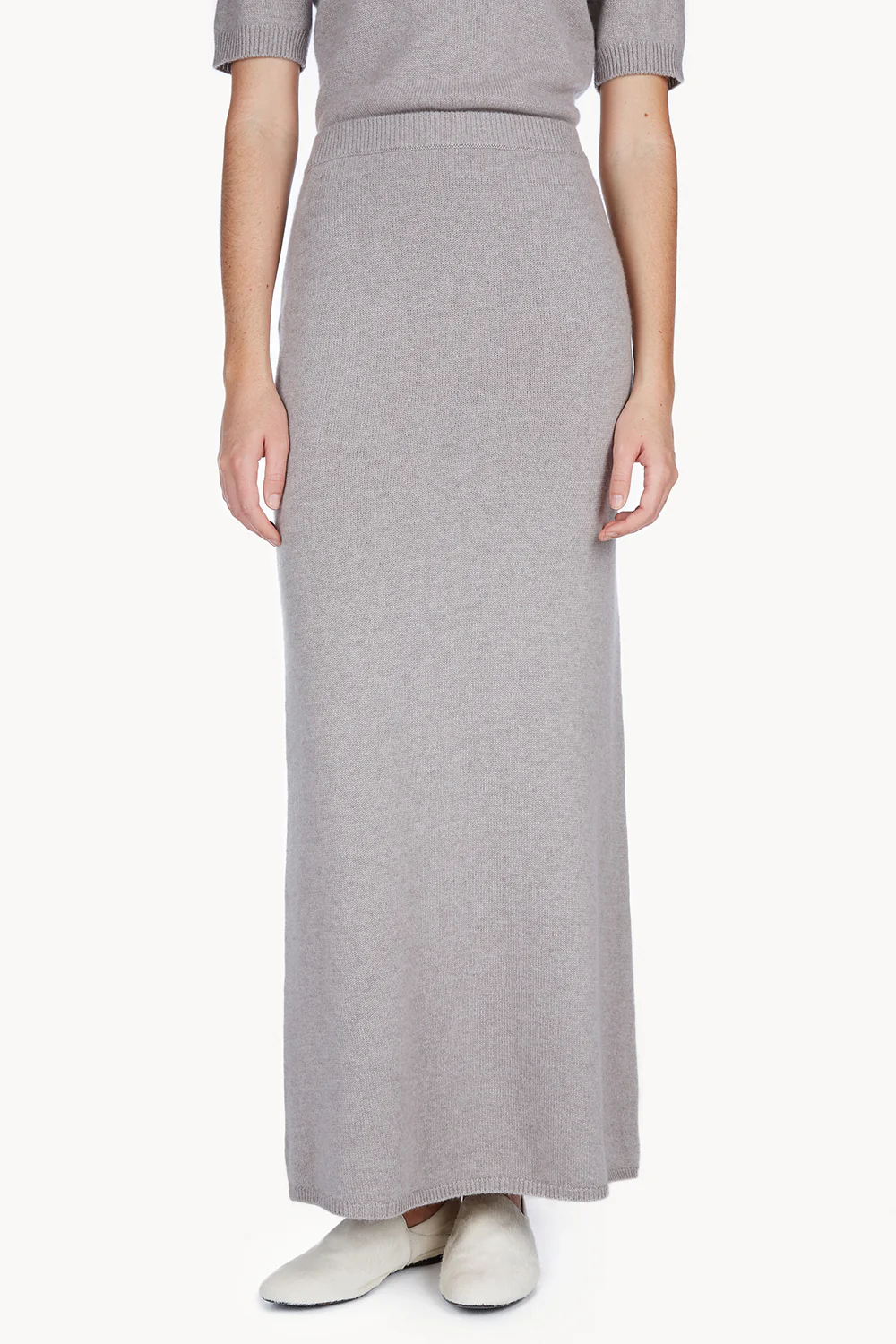 Nellie Cashmere Skirt Grey - Image 4