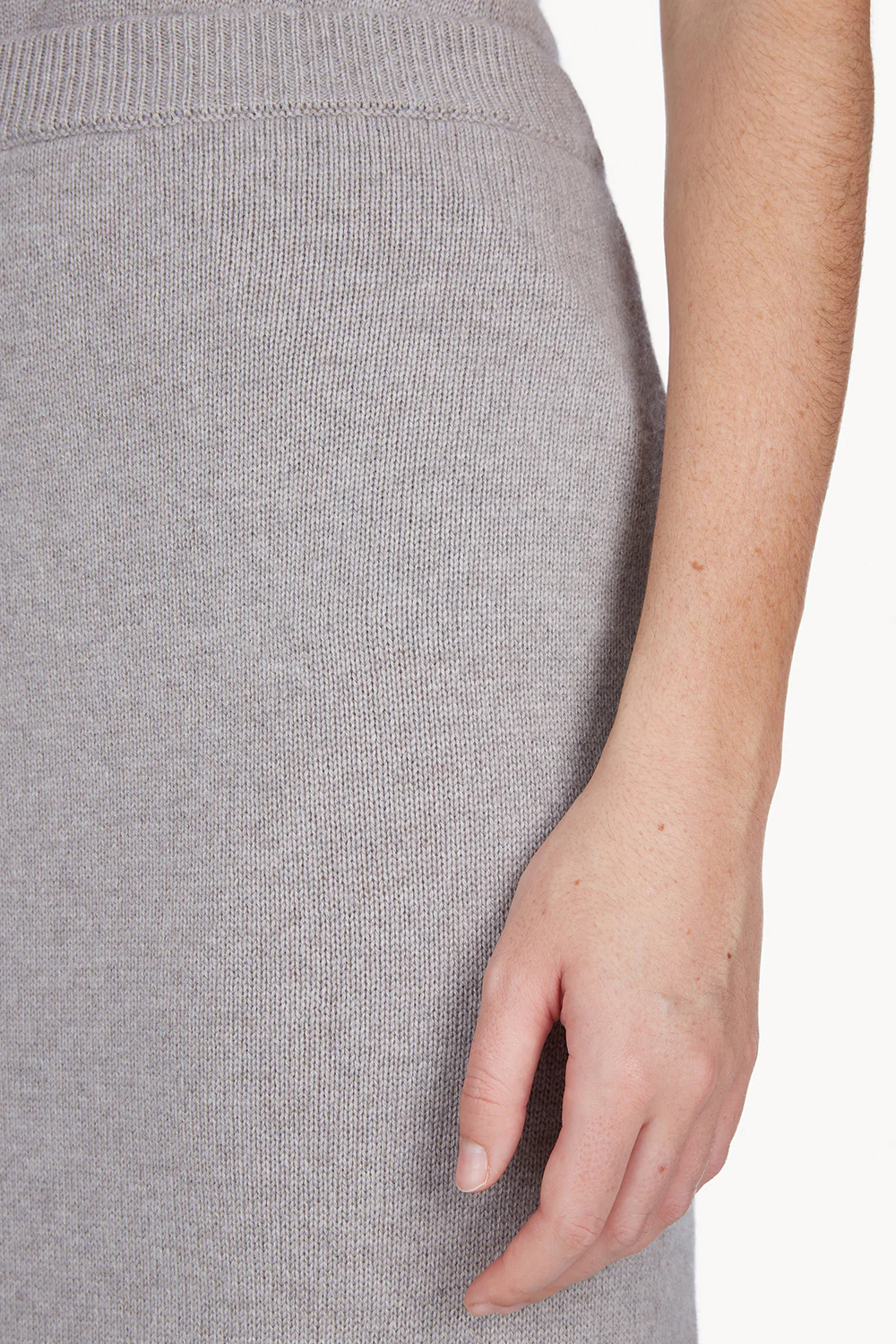 Nellie Cashmere Skirt Grey - Image 5