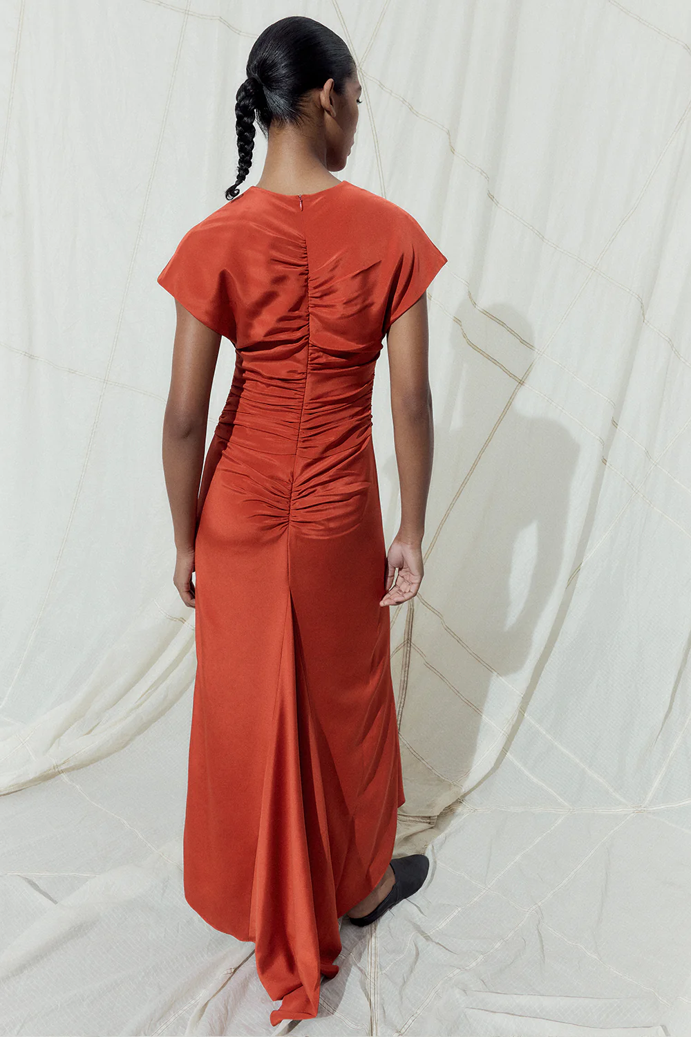 Nevaeh Dress Dark Amber - Image 5