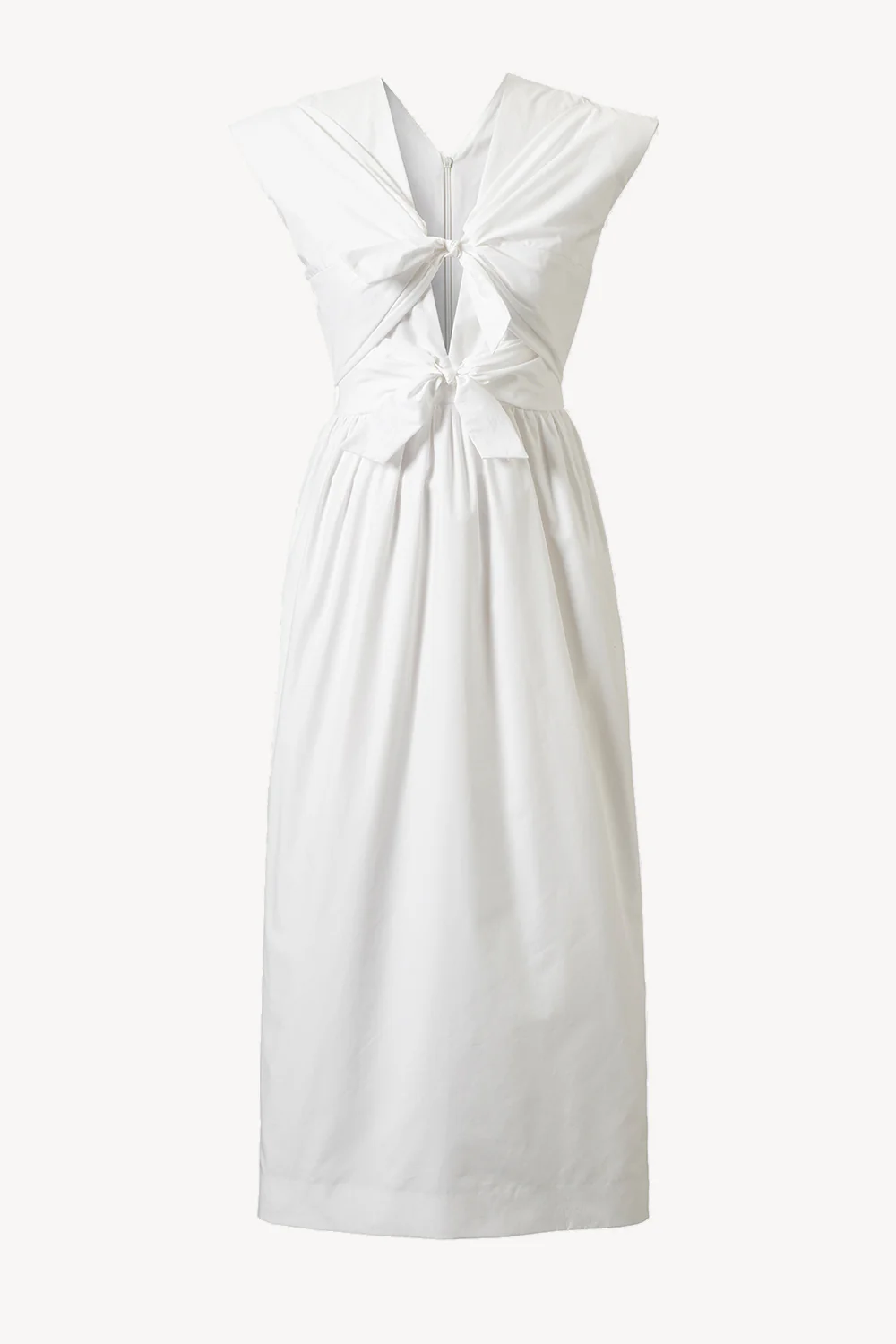 Nina Dress Organic Cotton White