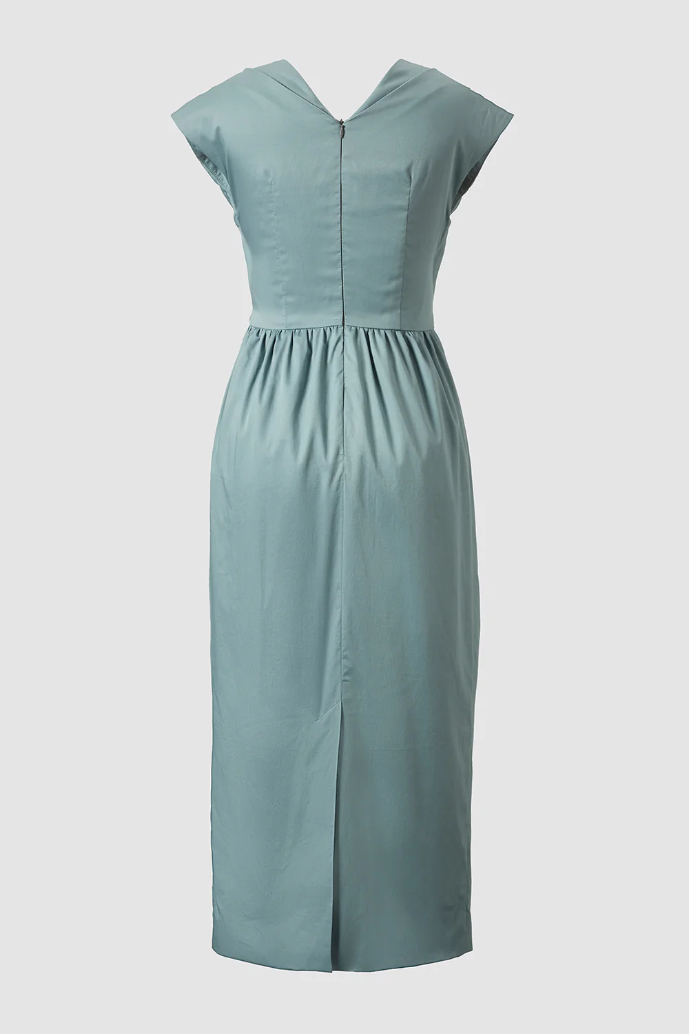 Nina Dress Organic Cotton Sea Green - Image 2
