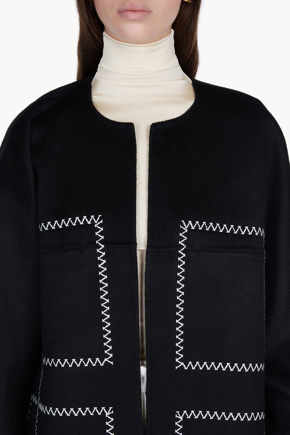 Noelle Coat Black - Image 5
