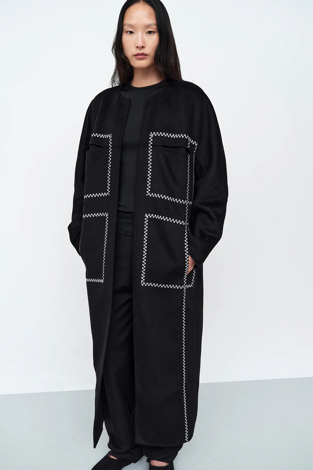 Noelle Coat Black - Image 7
