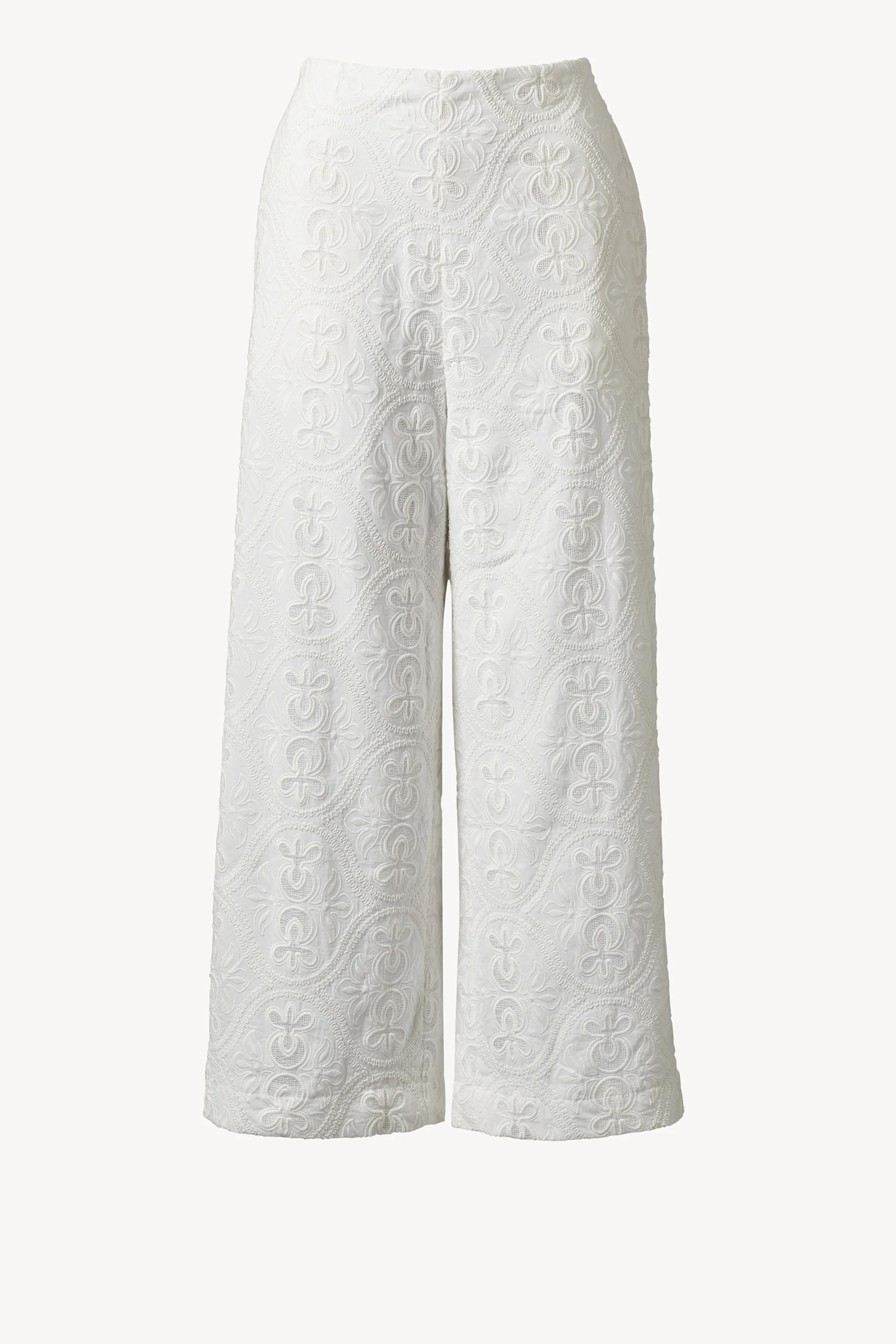 Nynette Trouser Embroidery White - Image 2